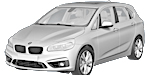 BMW F45 P21A1 Fault Code